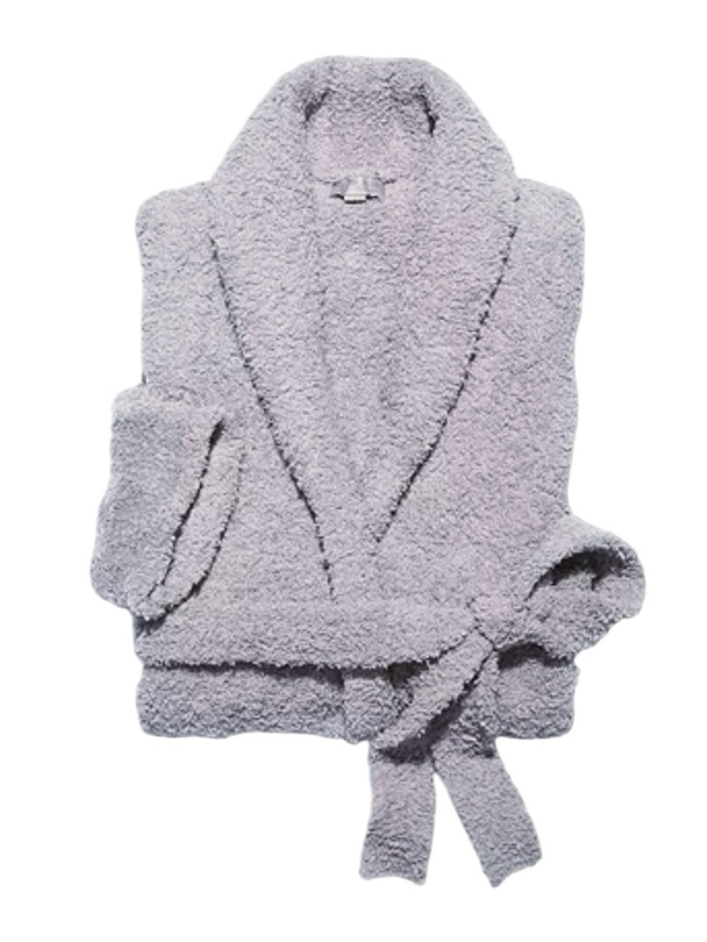 Barefoot Dreams CozyChic Long Solid Robe Lilac Gray‎ Unisex Size 3